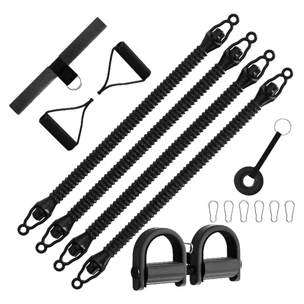 Valkyrie Çok Fonksiyonlu 10 Parça El Ayak Göğüs Kapı Yayı Egzersiz Fitness Spor Seti - 11