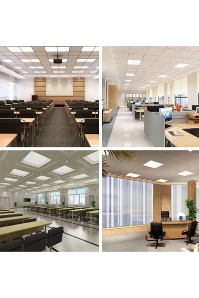 Yüksek Verimli 12W Kare Sıva Altı Led Panel MX-1032-sıva altı kare spot led - 1080 Lümen 15.000 Saat 4000K Ilık Beyaz - 5