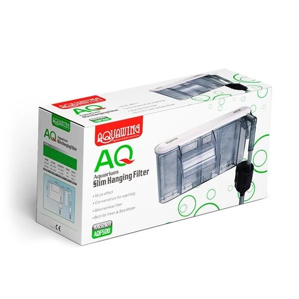 Aqf500-aquawıng Slim Şelale Filtre 5w 500l/h