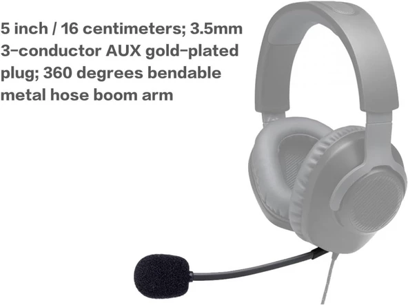 Schulzz JBL Quantum 100 Q100 Uyumlu Mikrofon - 3