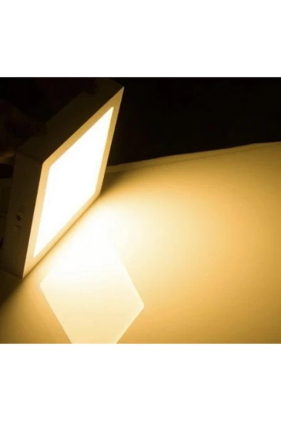 6W Sıva Üstü Kare Led Panel SİYAH Kasa- sıva üstü led armatür- Enerji Tasarruflu, uzun ömür - 2