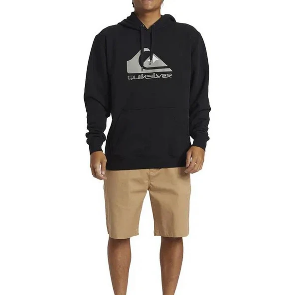 Quiksilver AQYFT03356-999 Big Logo Erkek Sweatshirt - 3