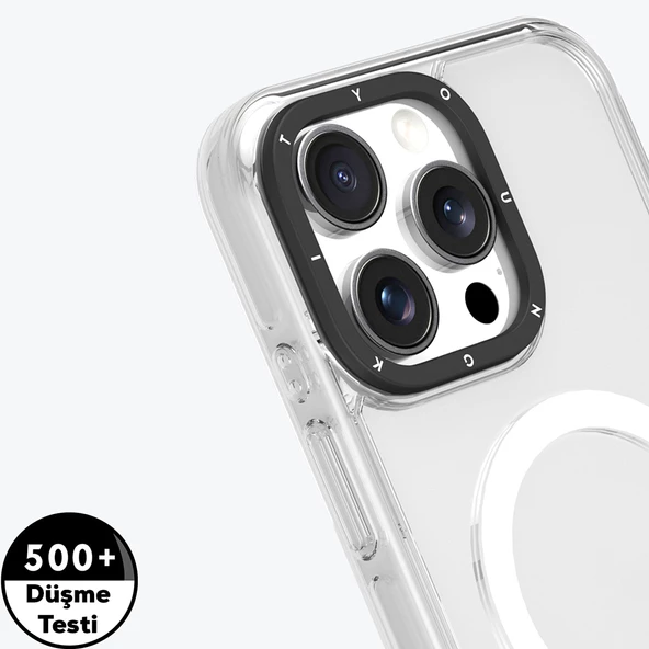 Apple iPhone 16 Pro Kılıf M-safe Şarj Özellikli YoungKit Crystal Color Serisi Kapak - 11