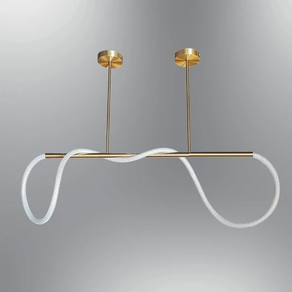 A-5133-100G HASIR LEDLİ GOLD AVİZE - 2
