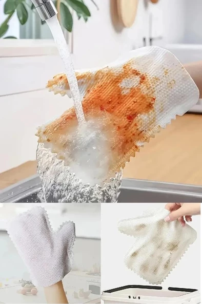 10 Adet Mikrofiber Toz Alma Bez Eldiveni Mutfak Banyo Mobilya Bulaşık Cam Oto Temizlik Yıkama Bezi - 6
