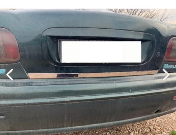 Fiat Marea 2001 kasa ile Uyumlu Bagaj Alt Çıtası Krom Paslanmaz Çelik - Resim 3