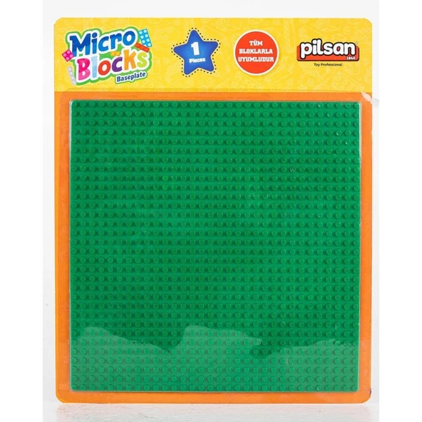 03 627 Pilsan Micro Blok Oyun Tablası Yeşil