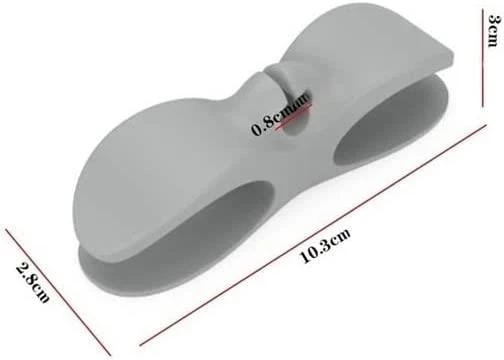 2 li Yapışkanlı Duvar Kablo Sabitleyici Düzenleyici Airfryer Kahve Tost Makinesi Fiş Tutucu Toparlayıcı - 5