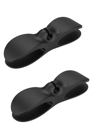 2 li Yapışkanlı Duvar Kablo Sabitleyici Düzenleyici Airfryer Kahve Tost Makinesi Fiş Tutucu Toparlayıcı - 3