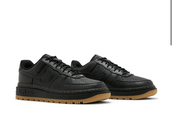 Nike AF1 luxe black gum - 2
