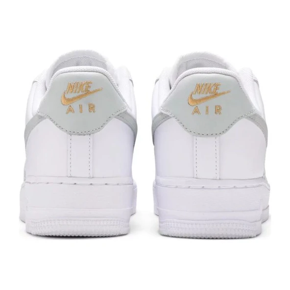 Nike Air Force 1 Low White Grey Gold - Resim 5