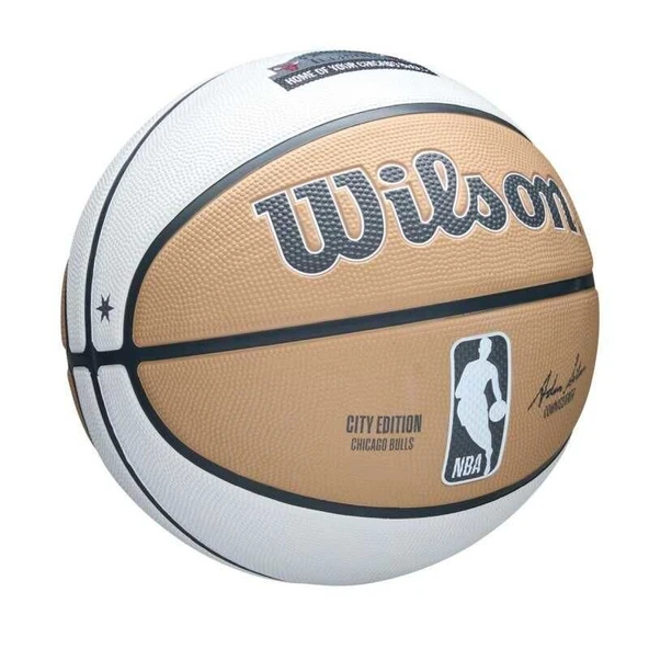 Wilson NBA Team City Edition Chicago Bulls SZ7 Basketbol Topu WZ4033905XB7 - 10