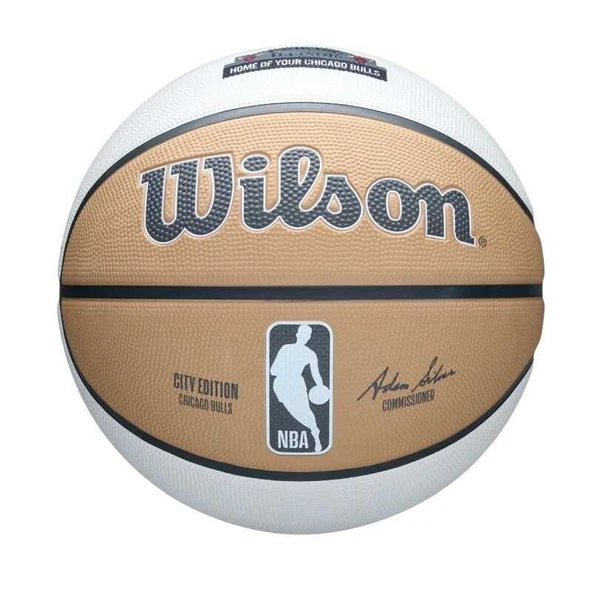 Wilson NBA Team City Edition Chicago Bulls SZ7 Basketbol Topu WZ4033905XB7 - 5