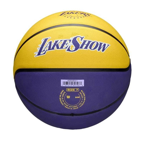 Wilson NBA Team City Edition LA Lakers SZ7 Basketbol Topu WZ4033914XB7 - 3