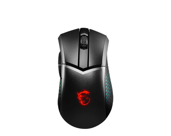 MSI GG CLUTCH GM51 LIGHTWEIGHT 85 GRAM ESPORTS WIRELESS GAMING MOUSE MAX 26000 DPI 1MS PIXART PAW-3395 OPTIK SENSOR OMRON SWITCH RGB