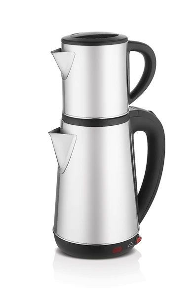 Inox Çaycı Elektrikli Çay Makinesi Kaliteli Paslanmaz Çelik Filtre (1.8L - 1500W) Erdem Store - 4
