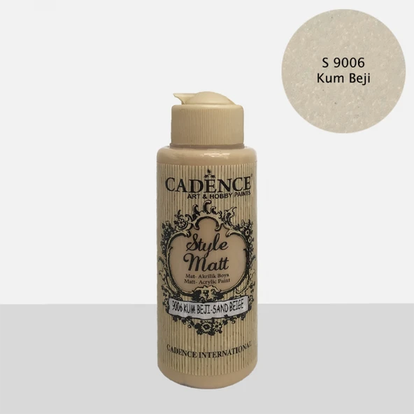 S9006 Kum Beji Mat Akrilik Boya