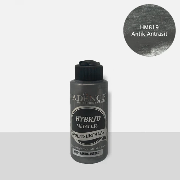 HM819 Antik Antrasit Cadence Metalik Multisurface 120ML - 1