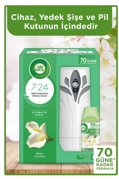 Air Wick Freshmatic Makine + Yedek Bahar Çiçekleri 250ml Kit - 2