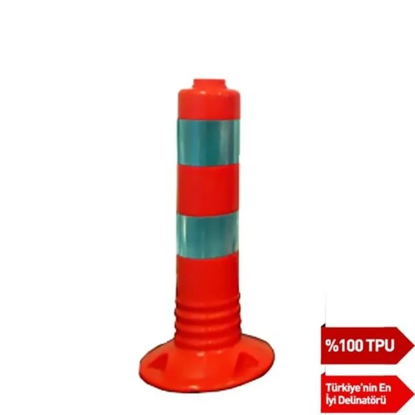 50 cm Delinatör Trafik Otopark Delinatör 50 cm Esnek Şerit Ayırıcı