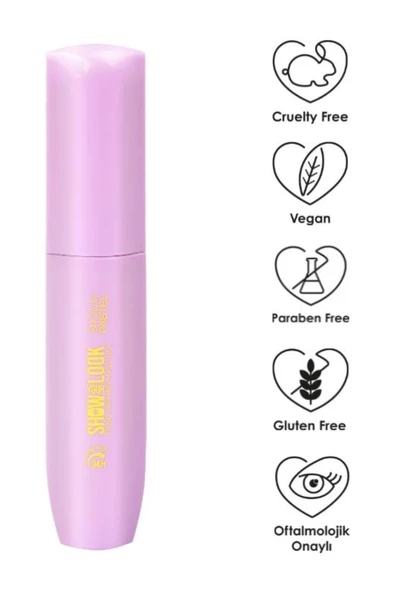Pastel Show Your Suya Dayanıklı Look 24H Volume Maskara - 3