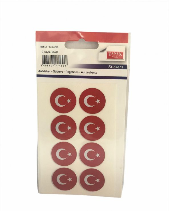 Tanex STC-296 25 mm Bayrak Çıkartma 2li