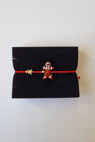 Yılbaşı Murano Cam Bileklik Yeni Yıl Temalı Noel Bileklik - Resim 5