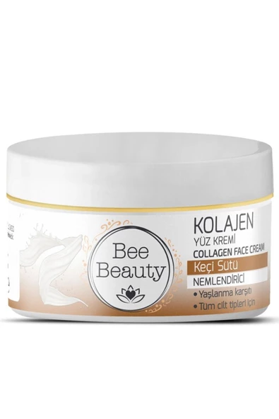 Bee Beauty Nemlendirici Keçi Sütü Kolajen Yüz Kremi 50 ml