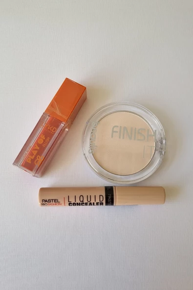 Pastel Profashion Liquid Concealer Likit Kapatıcı 101 Play Of Flush Likit Allık Finish It Transparan Sabitleyici Pudra