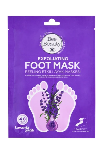 Peeling Etkili Ayak Maskesi Nemlendirici Kolajen Manikür El Maskesi (1 Çift)