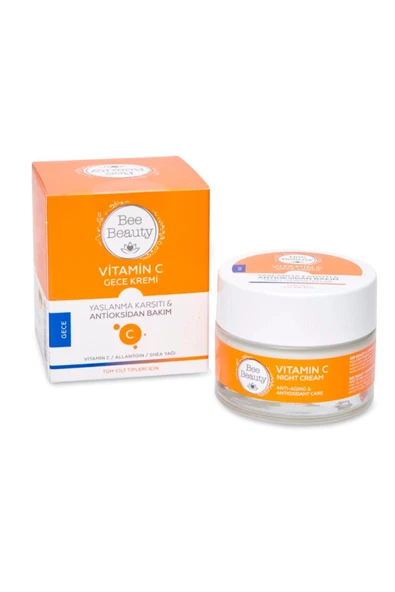 Bee Beauty Vitamin C Gündüz Kremi Antioksidan Koyu Leke Karşıtı 50 ml Bee Beauty Vitamin C Gece Kremi Antioksidan Koyu Leke Karşıtı 50 ml - 5