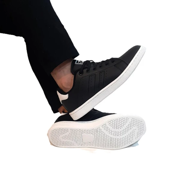 Jump 15306-15307 Siyah-Beyaz Düz Taban Rahat Spor Ayakkabı - Resim 8