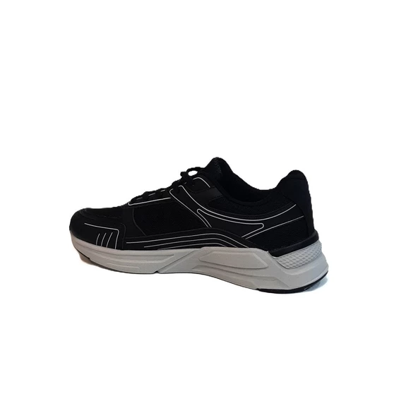 Jump 32438 Siyah-Beyaz Memory Ortapedik Hafif Spor Ayakkabı - Resim 12
