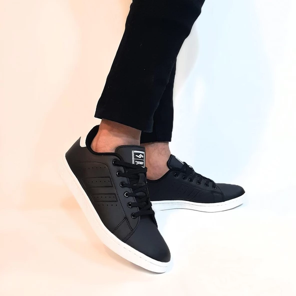 Jump 15306-15307 Siyah-Beyaz Düz Taban Rahat Spor Ayakkabı - Resim 23