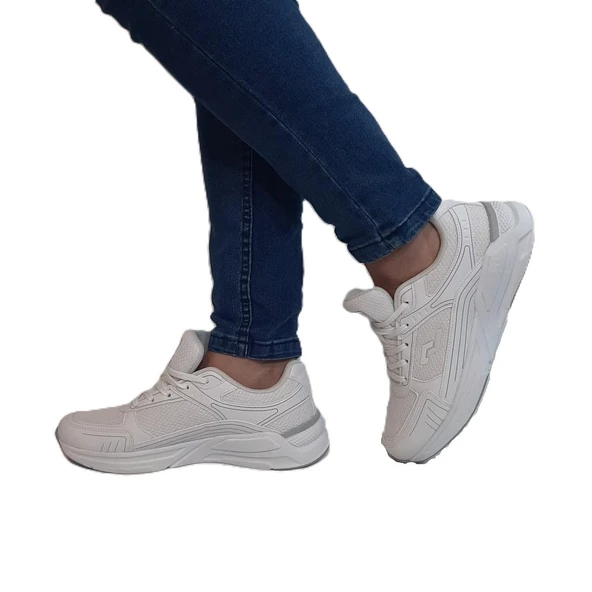 Jump 32438 Beyaz Memory HAfızalı Ortapedik Hafif Spor Ayakkabı - 11
