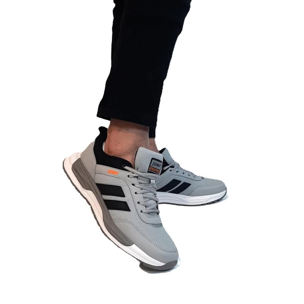 Jump 30601 Gri Memory HAfızalı Ortapedik Hafif Spor Ayakkabı - 5