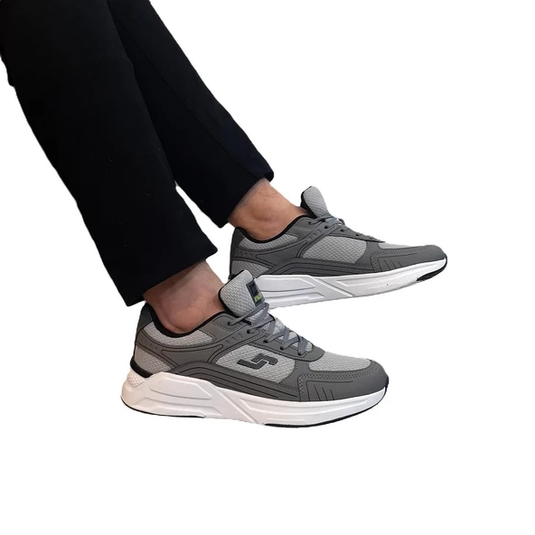 Jump 32438 Gri Memory HAfızalı Ortapedik Hafif Spor Ayakkabı - Resim 4