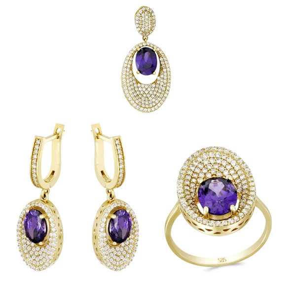 Altın Üçlü Set T017112-T017113-T017114