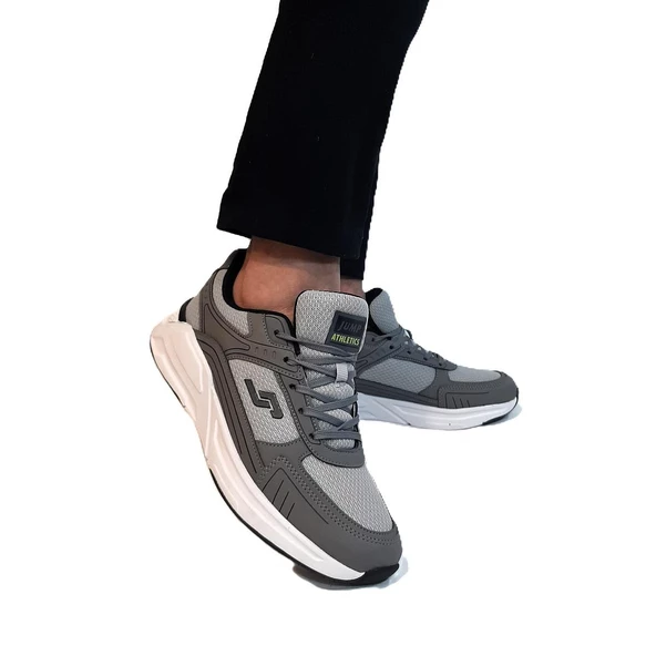 Jump 32438 Gri Memory HAfızalı Ortapedik Hafif Spor Ayakkabı - Resim 5