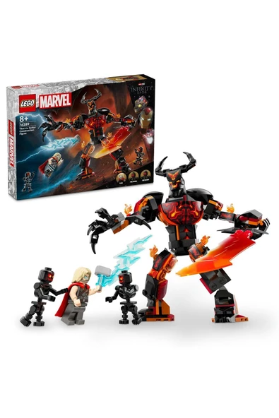 ® Marvel Thor, Surtur Yapım Figürüne Karşı 76289 – 8 Yaş ve Üzeri Yapım Seti (245 Parça)