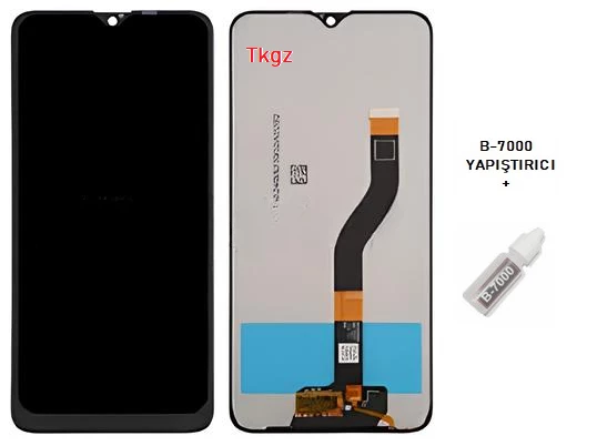 Tkgz - Samsung Galaxy M10  - SM-M105 Uyumlu Lcd Ekran Dokunmatik Orijinal + B-7000