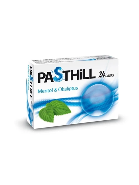 Pasthill Mentol & Okaliptus 24 Adet Boğaz Pastili