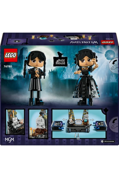LEGO Wednesday Sets - 76780 Wednesday Addams Figure (702 PARÇA) - 5