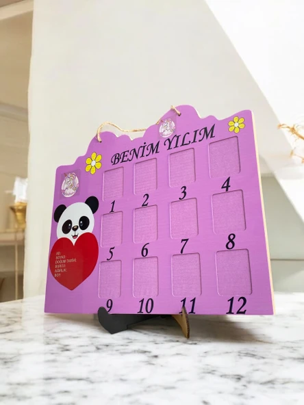 Binnex 12 aylık bebek fotoğraf çerçevesi - 2