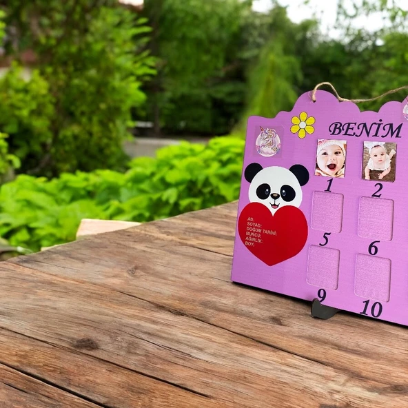 Binnex 12 aylık bebek fotoğraf çerçevesi - 3