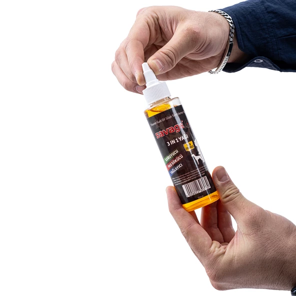 Üçü Bir Arada - Savage - Silah Temizleme Yağı - 150 ml - 2
