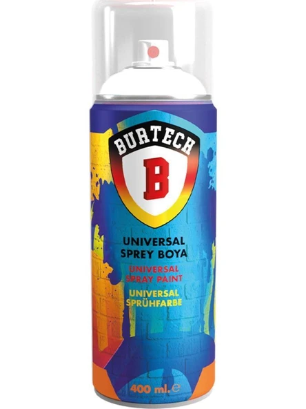 Burtech Sprey Boya 400ml  ParlakSiyah ürün görseli