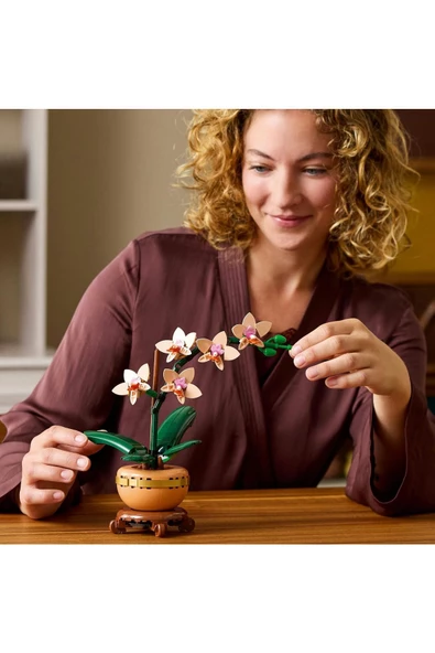 ® Botanicals Mini Orkide 10343 - Yetişkinler için Dekoratif Çiçek Yapım Seti (274 Parça) - 8