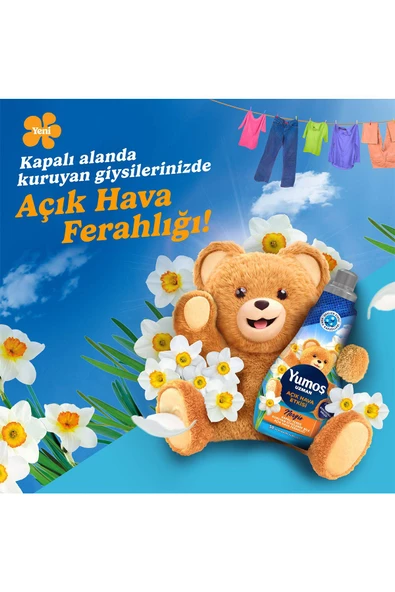 Yumoş Extra Açık Hava Etkisi Nergis Çamaşır Yumuşatıcısı 3x1200 ML - 3