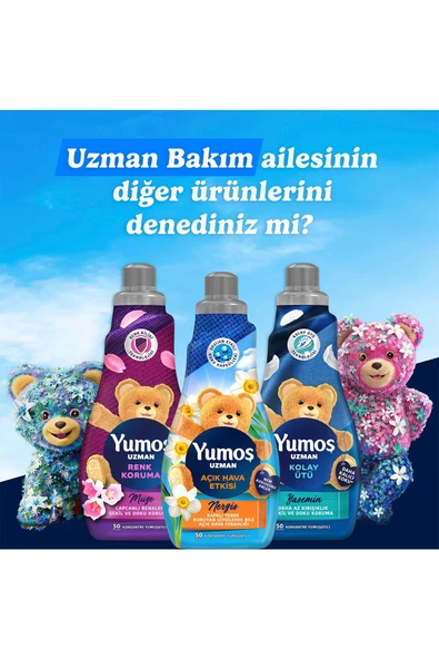 Yumoş Açık Hava Esintisi Deterjan Nergis 4x1200ml - 7